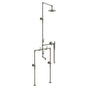 Watermark - Floor Mounted Exposed Tub/Shower with Hand Shower Set - Vintage Copper