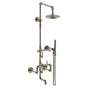 Watermark - Wall Mounted Exposed Thermostatic Tub/ Shower With Hand Shower Set And Diverter - Vintage Copper