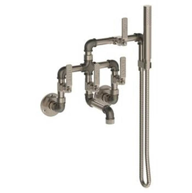 Watermark - Wall Mounted Exposed Bath Set with Hand Shower - Vintage Copper