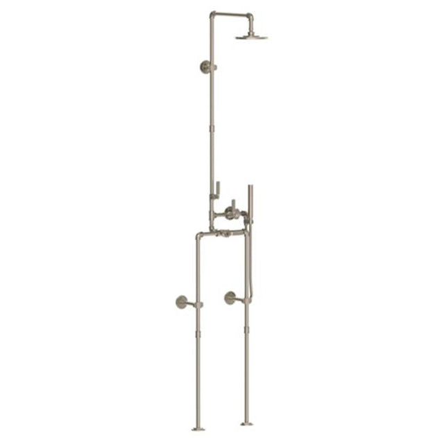 Watermark - Floor Mounted Exposed Thermostatic Shower With Hand Shower Set - Vintage Copper