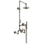 Watermark - Wall Mounted Exposed Thermostatic Shower With Hand Shower Set - Vintage Copper