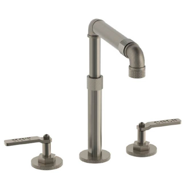 Watermark - Deck Mounted 3 Hole Telescopic Kitchen Set - Vintage Copper