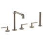Watermark - Deck Mounted 5 Hole Bath Set - Vintage Copper