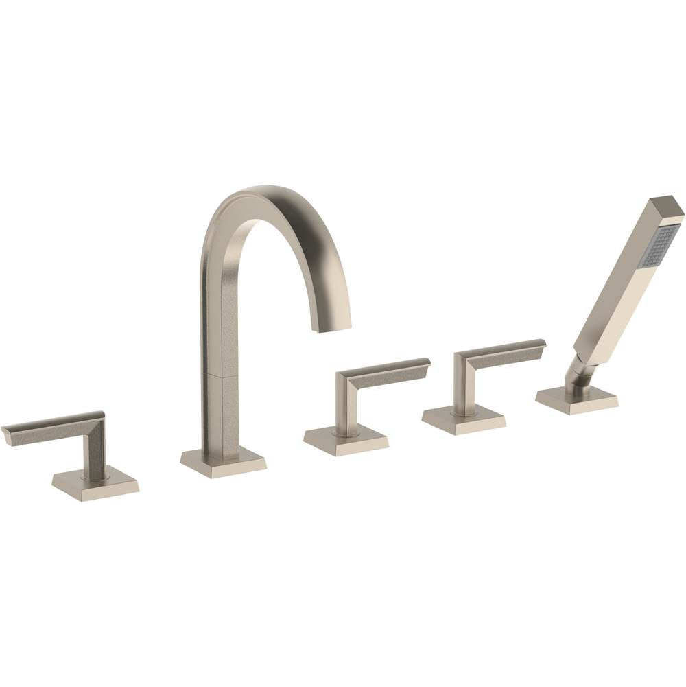 Watermark - Deck Mounted 5 Hole Bath Set - Vintage Copper