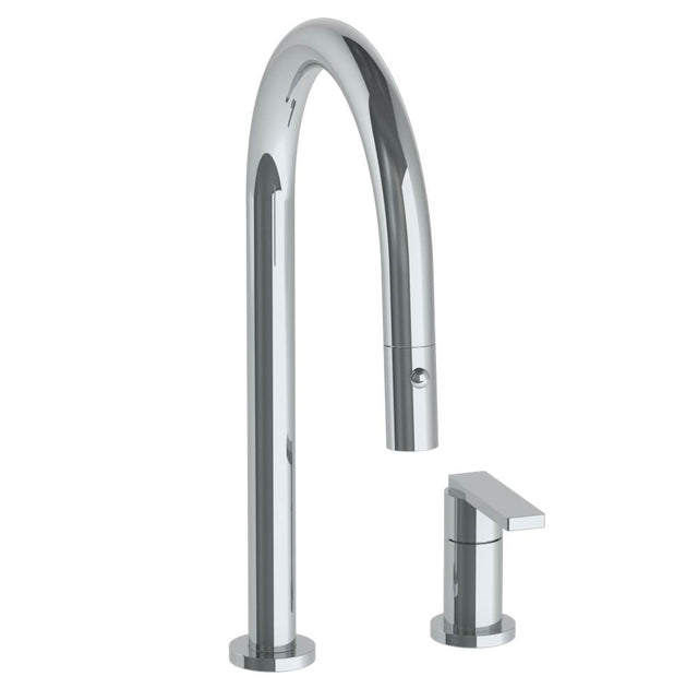 Watermark - 2 Hole Kitchen Faucet with Pull Down Spray - Vintage Copper