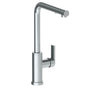 Watermark - Deck Mounted 1 Hole Square Top Kitchen Faucet with Pull Out Spray - High Spout - Vintage Copper