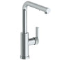 Watermark - Deck Mounted 1 Hole Square Top Kitchen Faucet with Pull Out Spray -Low Spout - Vintage Copper