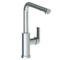 Watermark - Deck Mounted 1 Hole Square Top Kitchen Faucet with Pull Out Spray -Low Spout - Vintage Copper