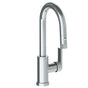 Watermark - Deck Mounted 1 Hole Gooseneck Prep Faucet with Pull Down Spray - Vintage Copper