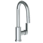 Watermark - Deck Mounted 1 Hole Gooseneck Prep Faucet with Pull Down Spray - Vintage Copper