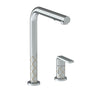 Watermark - Deck Mounted 2 Hole Square Top Kitchen Faucet with Pull Out Spray - Vintage Copper
