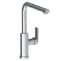 Watermark - Deck Mounted 1 Hole Square Top Kitchen Faucet with Pull Out Spray -Low Spout - Vintage Copper