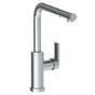 Watermark - Deck Mounted 1 Hole Square Top Kitchen Faucet with Pull Out Spray -Low Spout - Vintage Copper
