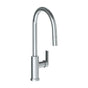 Watermark - Deck Mounted 1 Hole Gooseneck Kitchen Faucet with Pull Down Spray - High Spout - Vintage Copper