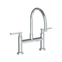 Watermark - Deck Mounted Bridge Gooseneck Kitchen Faucet - Vintage Copper