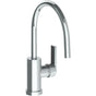Watermark - Deck Mounted 1 Hole Gooseneck Kitchen Faucet - Vintage Copper