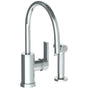 Watermark - Deck Mounted 2 Hole Gooseneck Kitchen Set -  Includes Side Spray - Vintage Copper