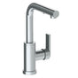 Watermark - Deck Mounted 1 Hole Square Top Prep Faucet with Pull Out Spray - Vintage Copper