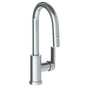 Watermark - Deck Mounted 1 Hole Gooseneck Prep Faucet with Pull Down Spray - Vintage Copper