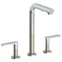 Watermark - Deck Mounted 3 Hole Square Top Prep Faucet with Pull Out Spray - Vintage Copper