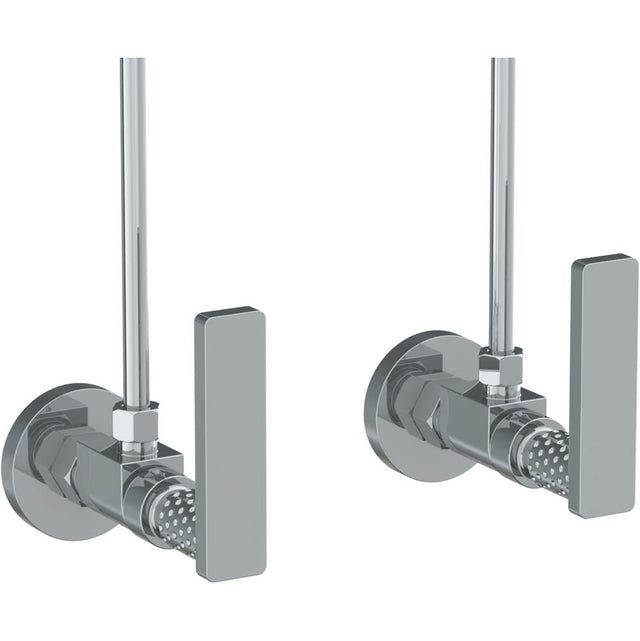 Watermark - Lavatory Angle Stop Kit -1/2'' Compression x 3/8'' OD Compression - Rustica Brass