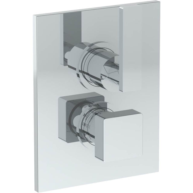 Watermark - Wall Mounted Thermostatic Shower Trim with built-in control, 7 1/2'' dia. - Vintage Copper