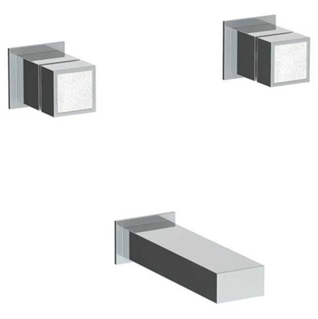 Watermark - Wall Mounted 3 hole Bath Set - Vintage Copper