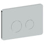 Watermark - Rounded Dual Flush Actuator Plate - Vintage Copper