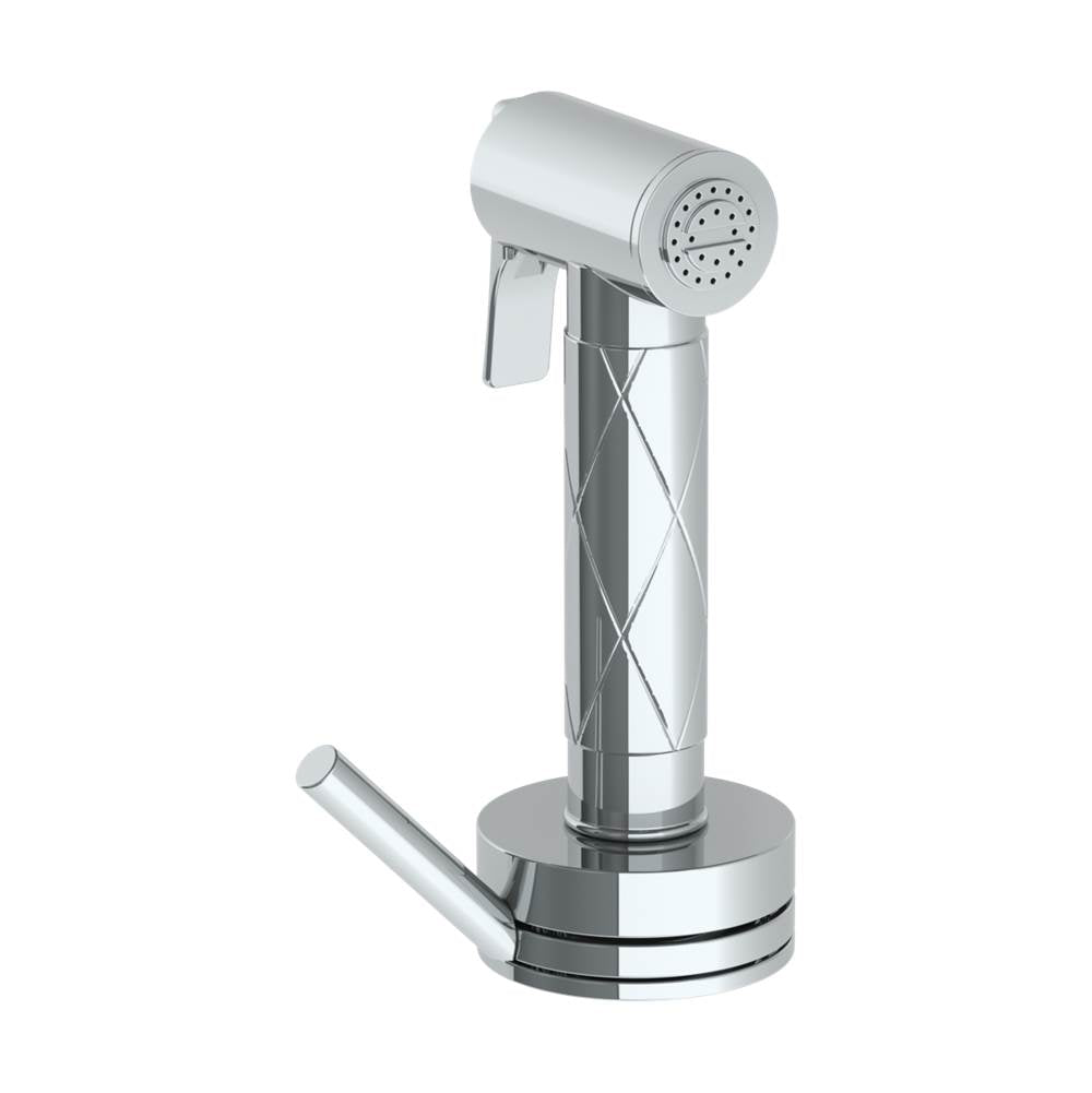 Watermark - Deck Mounted Independent Lily Diamond Side Spray with Integrated Mixer - Vintage Copper