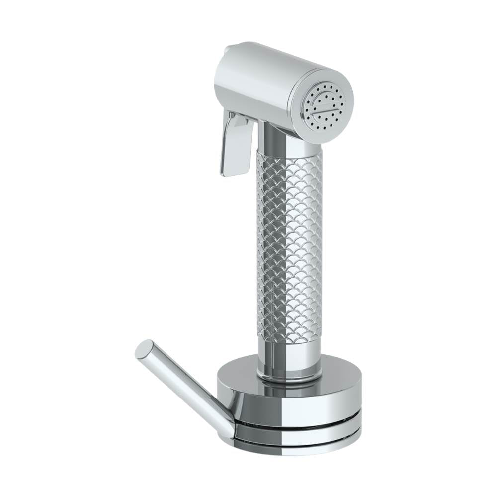 Watermark - Deck Mounted Independent Lily Ogee Side Spray with Integrated Mixer - Vintage Copper