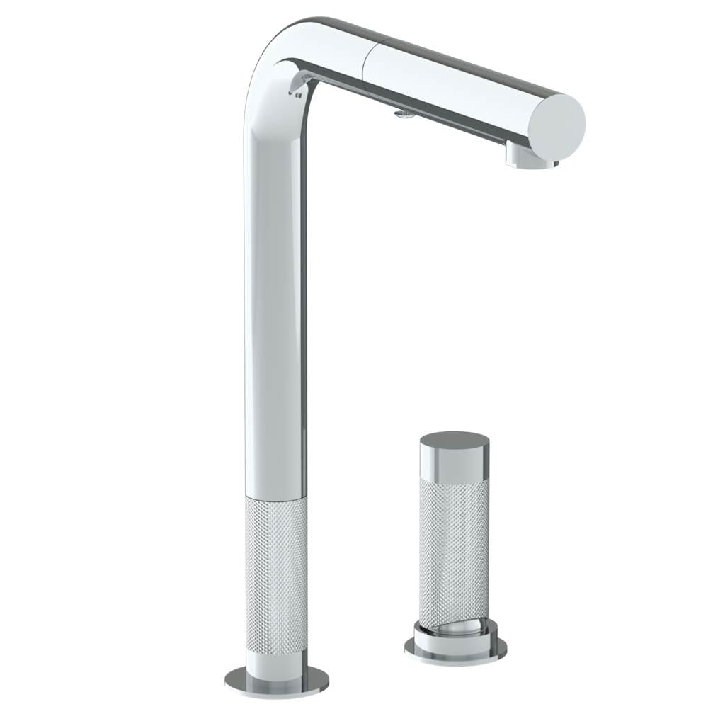 Watermark - Single Lever Deck Mount (Pull Out Faucet) - Saint Bronze