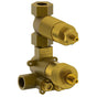 Watermark - 1/2'' Mini Thermostatic Valve with Volume Control - No Finish