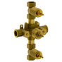 Watermark - 3/4'' Thermostatic Valve with Two Controls and Integral Stops - No Finish