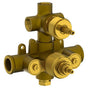 Watermark - 1/2'' Thermostatic Valve with Built in Volume Control and 3-Way Diverter - No Finish