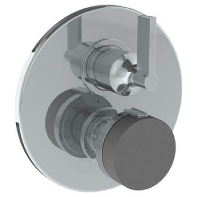 Watermark - Wall Mounted Thermostatic Shower Trim With Built-In Control, 7 1/2'' Dia. Must Specify E1 Or E2 Trim. - Vintage Copper