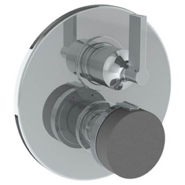 Watermark - Wall Mounted Thermostatic Shower Trim With Built-In Control, 7 1/2'' Dia. Must Specify E1 Or E2 Trim. - Vintage Copper