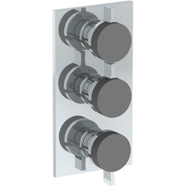 Watermark - Wall Mounted Thermostatic Shower Trim With 2 Built-In Controls, 6 1/4'' X 12'' - Vintage Copper