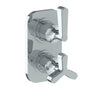 Watermark - Wall Mounted Mini Thermostatic Shower Trim with built-in control, 3 1/2'' - Vintage Copper