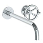 Watermark - Wall Mounted 2 Hole Lavatory Set with 11 7/8'' Spout - Vintage Copper