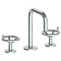 Watermark - Deck Mounted 3 Hole Extended Spout Lavatory Set - Vintage Copper