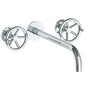 Watermark - Wall Mounted 3 Hole Lavatory Set with 11 7/8'' Spout - Vintage Copper