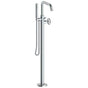 Watermark - Single Hole Floor Standing Bath Set with Hand Shower - Vintage Copper