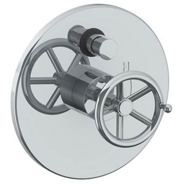 Watermark - Wall Mounted Pressure Balance Shower Trim with Diverter, 7'' dia. - Vintage Copper