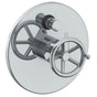 Watermark - Wall Mounted Pressure Balance Shower Trim with Diverter, 7'' dia. - Vintage Copper