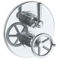 Watermark - Wall Mounted Thermostatic Shower Trim with built-in control, 7 1/2'' dia. - Vintage Copper
