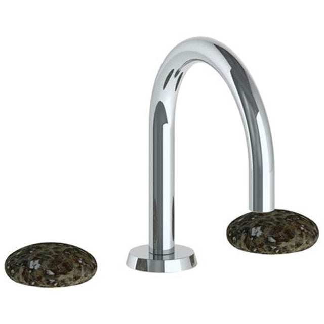 Watermark - Deck Mounted 3 Hole Gooseneck Lavatory Set with short spout - Vintage Copper