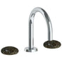 Watermark - Deck Mounted 3 Hole Gooseneck Lavatory Set with short spout - Vintage Copper