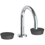 Watermark - Deck Mounted 3 Hole Gooseneck Lavatory Set with short spout - Vintage Copper