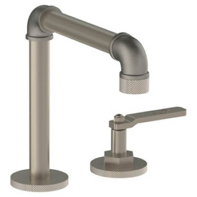 Watermark - Deck Mounted 2 Hole Extended Spout Lavatory Set - Vintage Copper