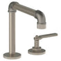 Watermark - Deck Mounted 2 Hole Extended Spout Lavatory Set - Vintage Copper